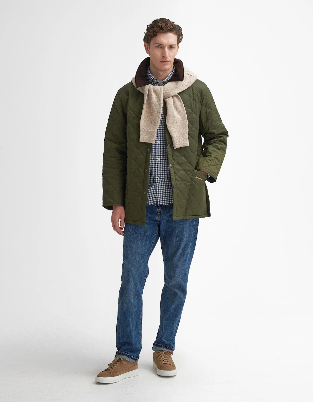Liddesdale Mens Quilted Jacket - Olive
