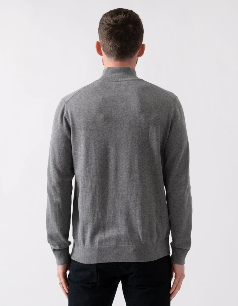Mens Classic Cotton Half zip Jumper