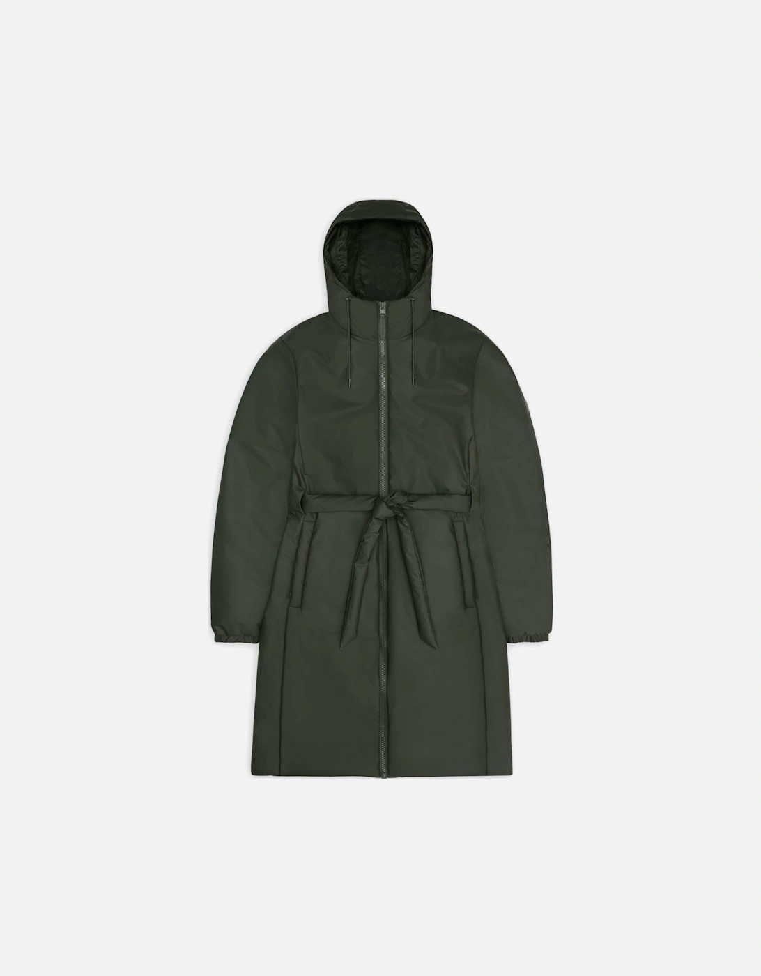 Lohja Long Insulated Curve Jacket - 03 Green