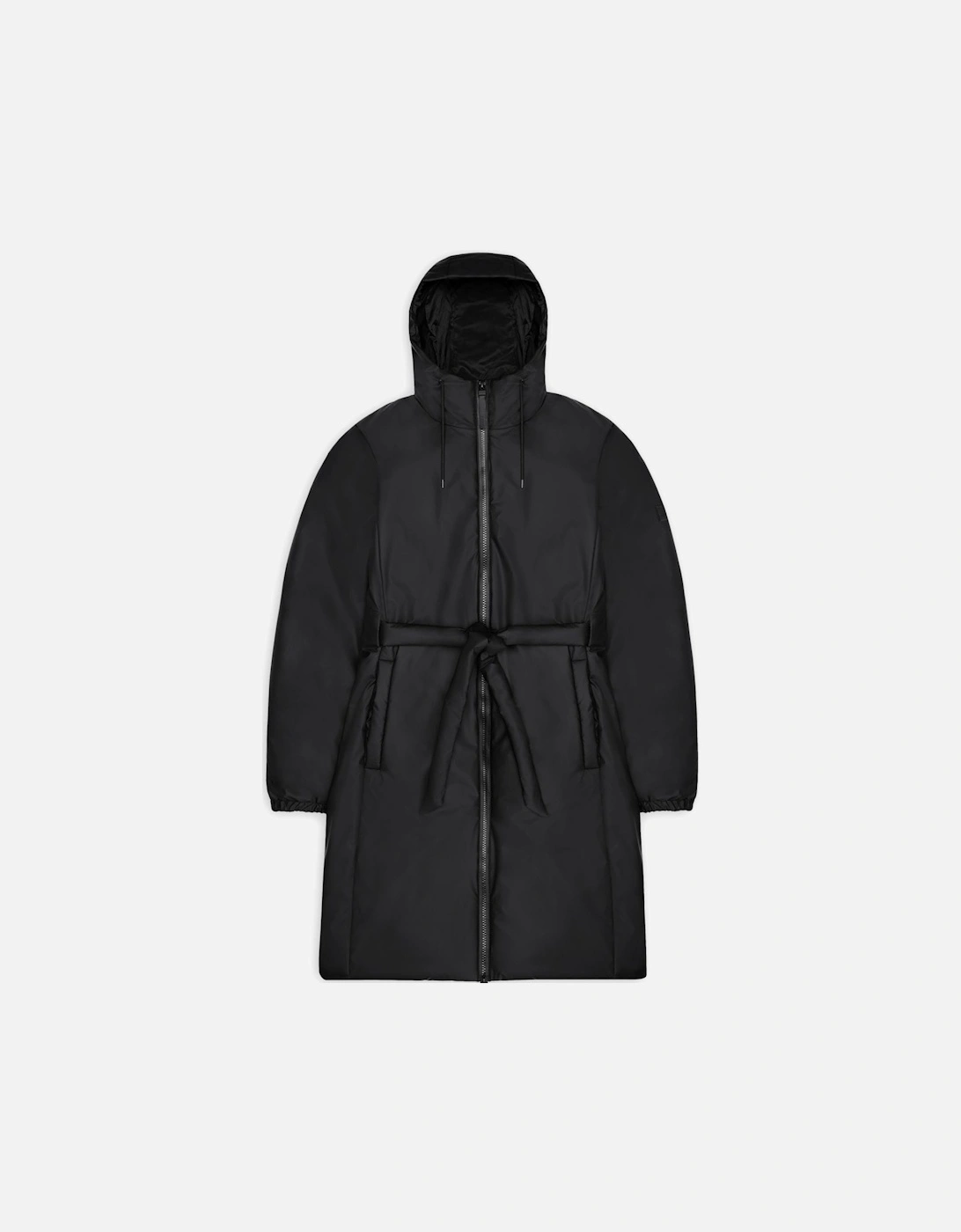 Lohja Long Insulated Curve Jacket - 01 Black