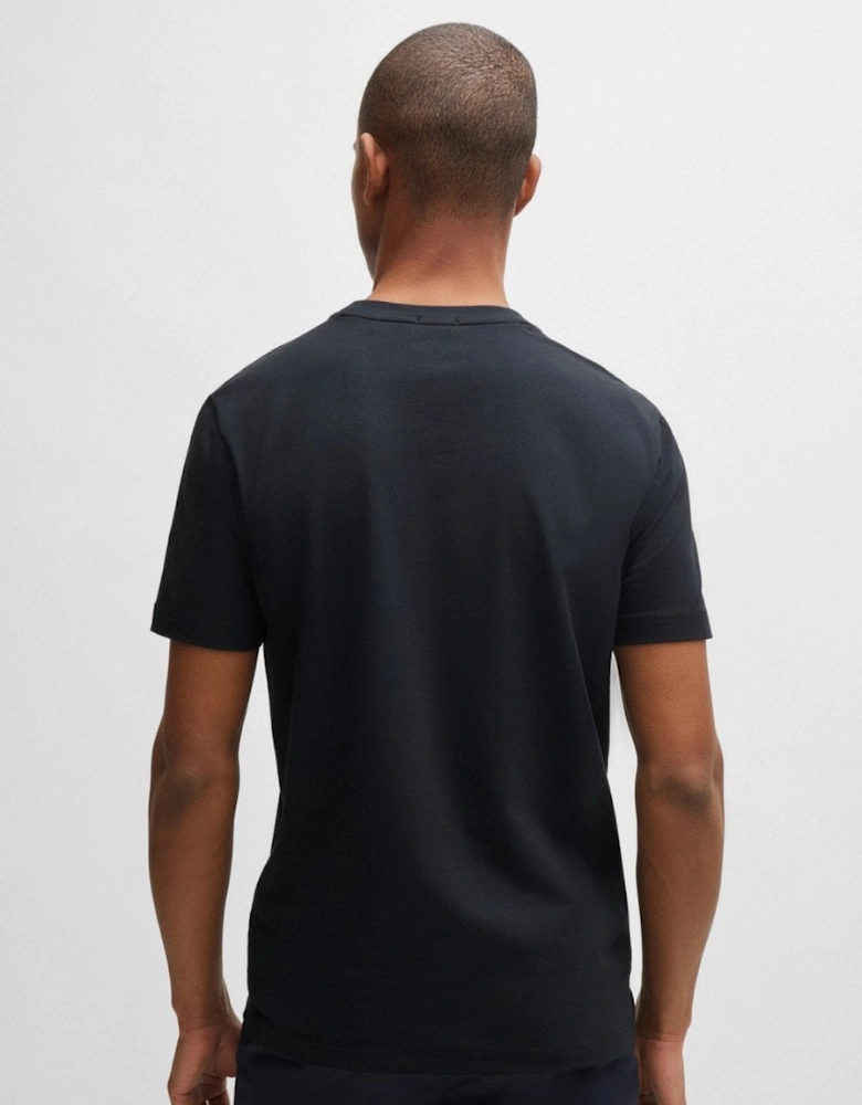BOSS Green Tee Mens Stretch Cotton T-Shirt with Contrast Logo NOS