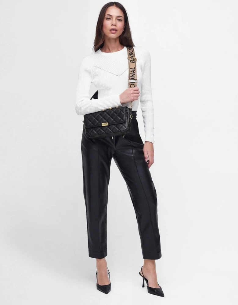 Quilted Soho Womens Crossbody Bag