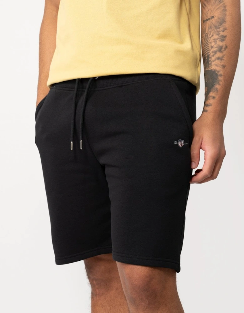 Regular Fit Shield Logo Sweat Shorts