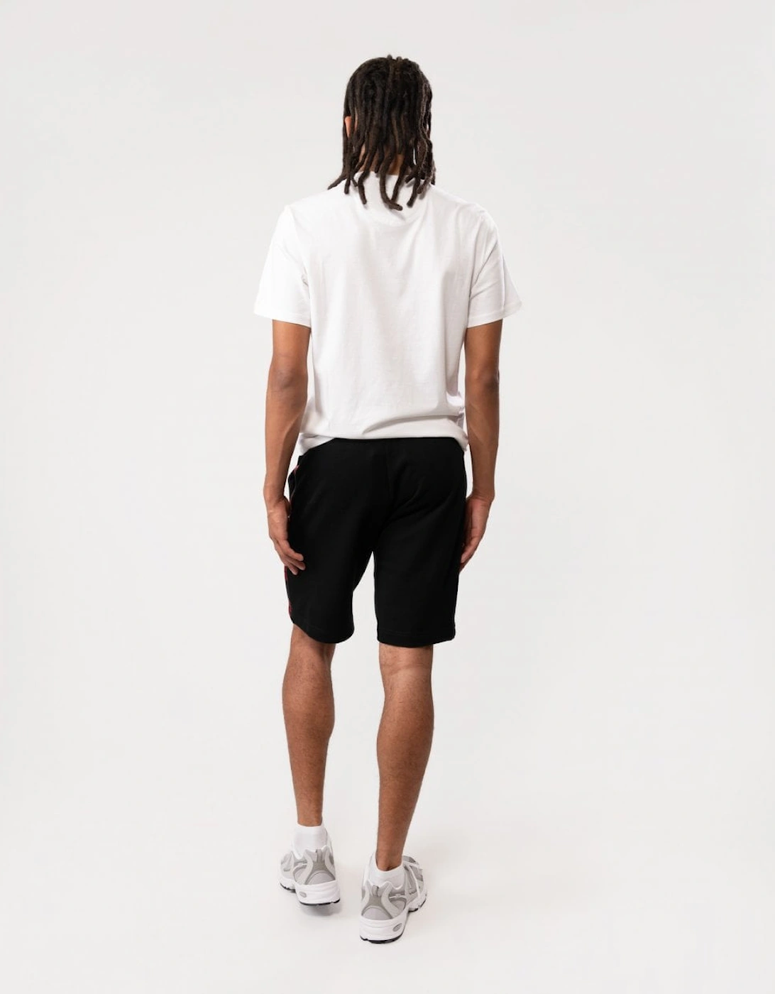 HUGO Sporty Logo Tape Mens Loungewear Shorts