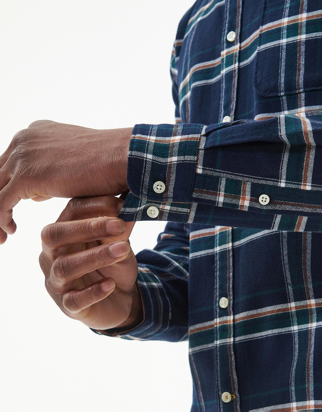 Ronan Tailored Check Mens Shirt
