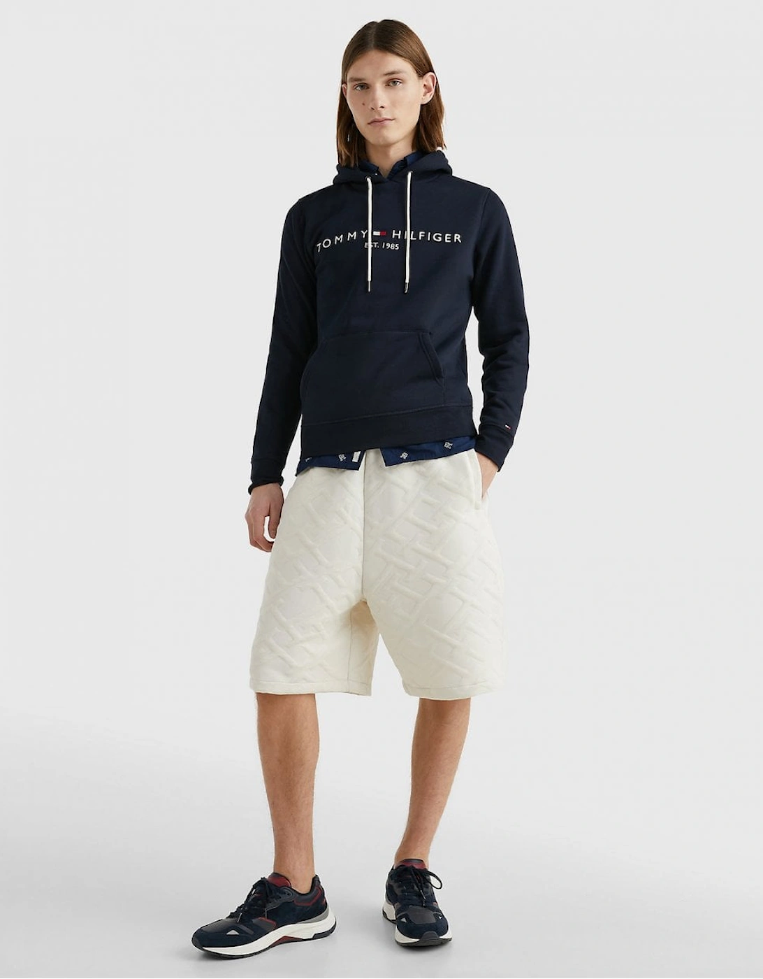 Mens Core Tommy Logo Hoodie