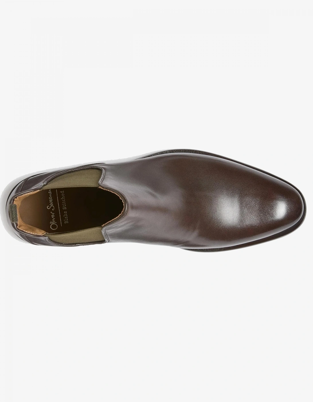 Andante Leather Mens Chelsea Boots - Brown