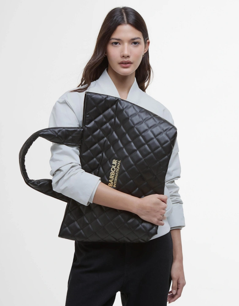 Battersea Womens Mini Quilted Tote Bag