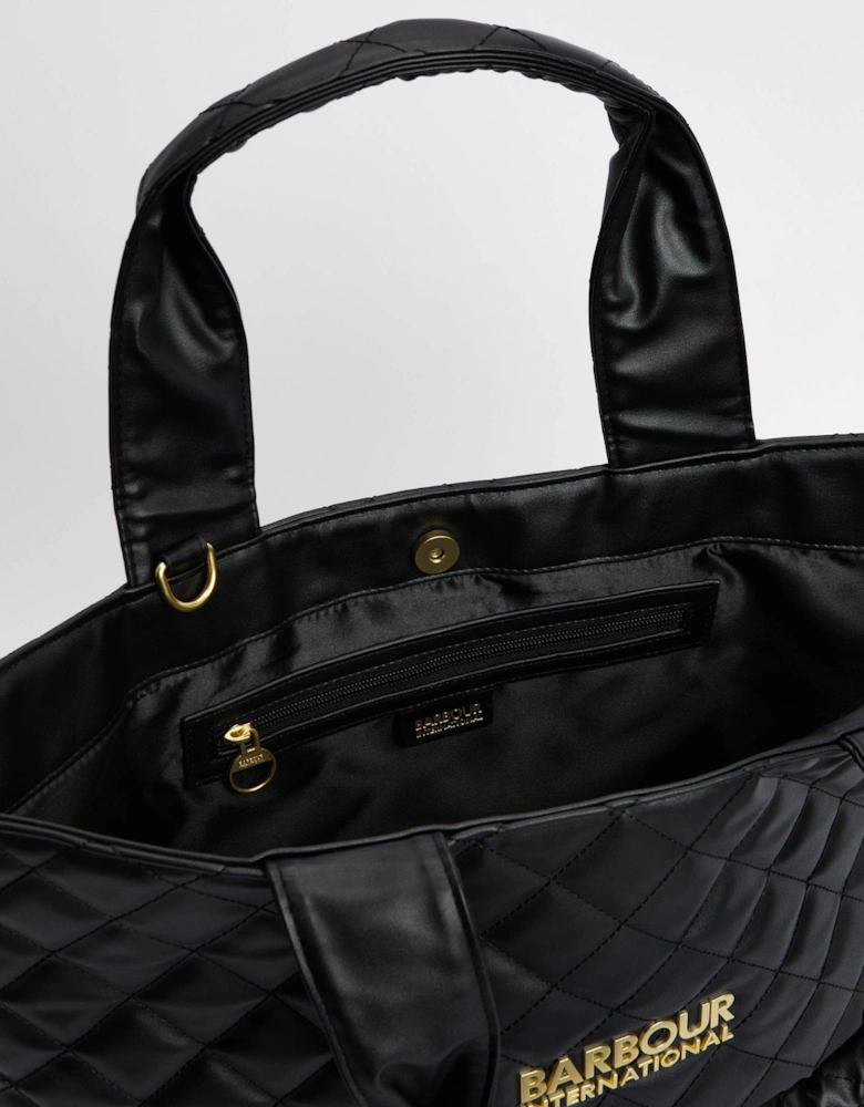 Battersea Womens Mini Quilted Tote Bag