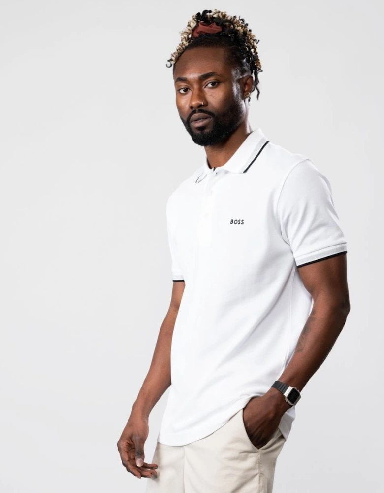 BOSS Green Paddy Contrast Mens Polo NOS