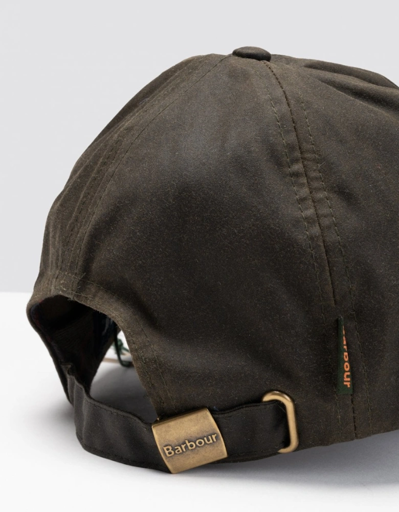 Mens Wax Sports Cap - Olive