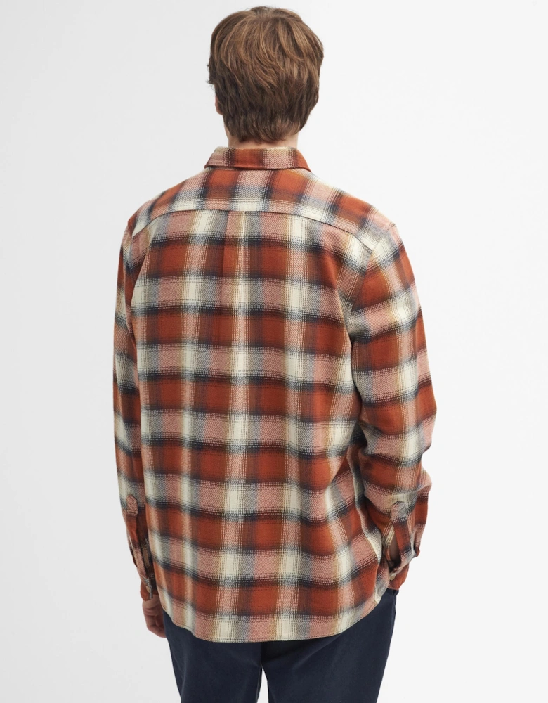 Stonebank Mens Relaxed Long Sleeve Checked Shirt