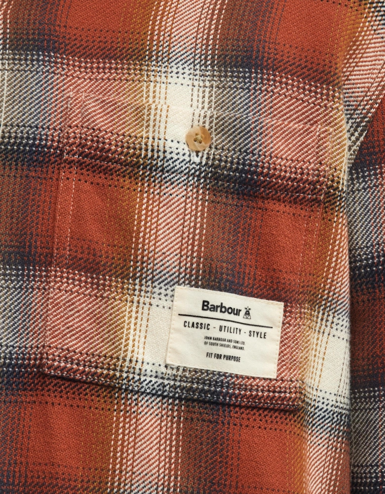 Stonebank Mens Relaxed Long Sleeve Checked Shirt