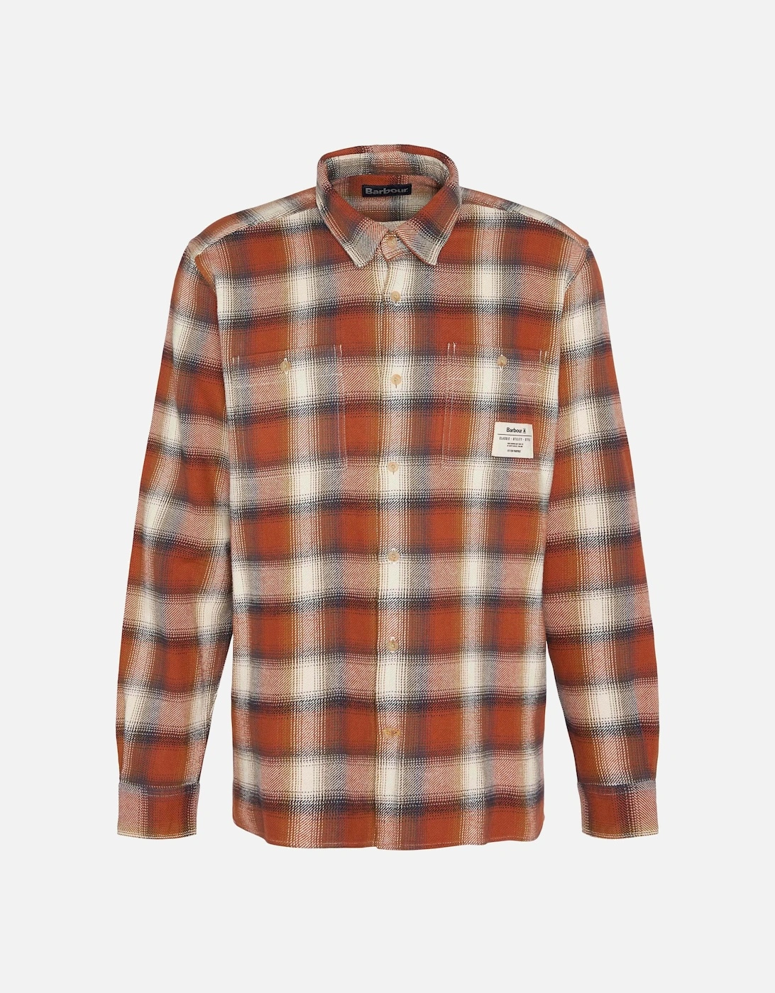 Stonebank Mens Relaxed Long Sleeve Checked Shirt