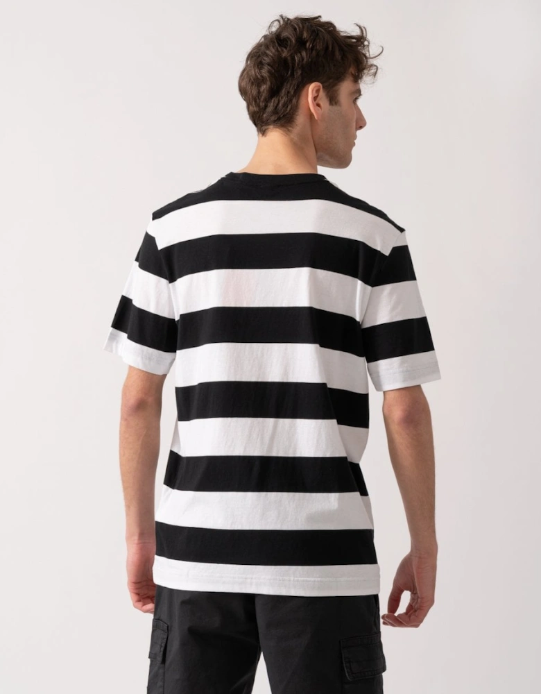 BOSS Orange Tales Stripe Mens T-Shirt