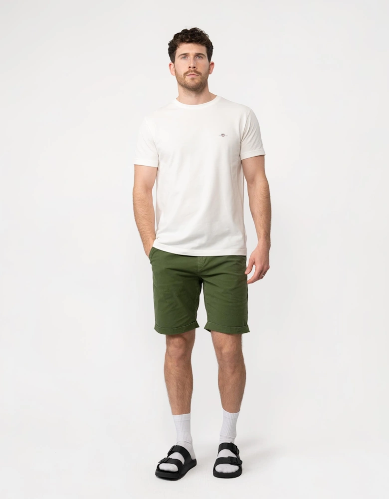 Mens Slim Pique Short Sleeve T-Shirt