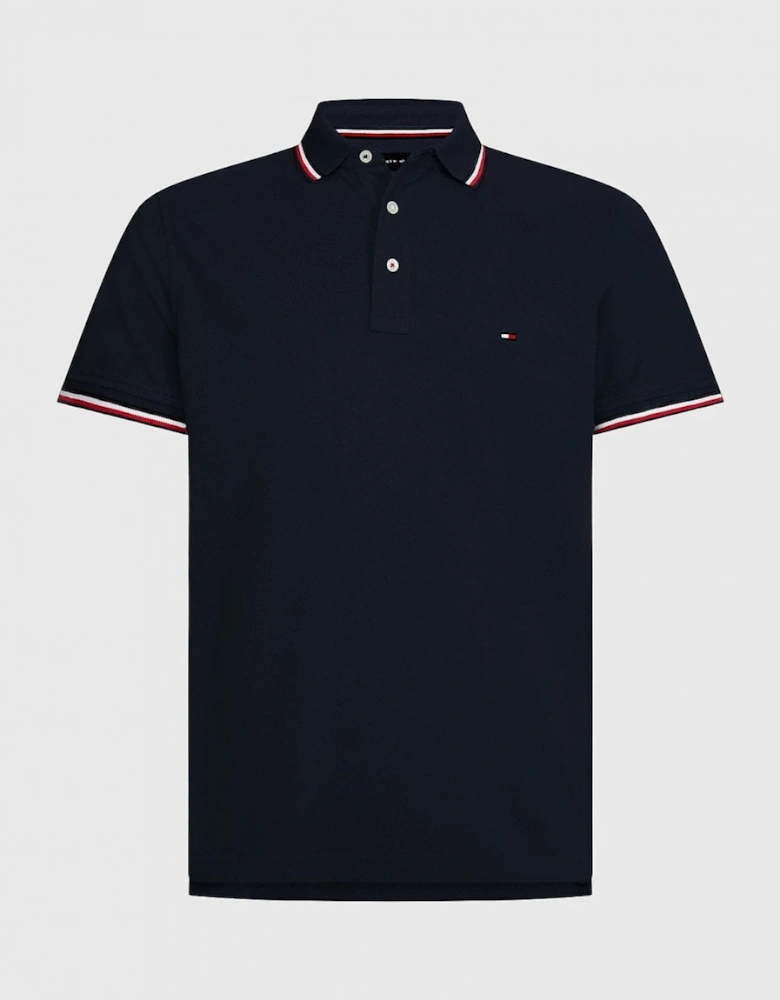 Slim Mens Tipped Polo