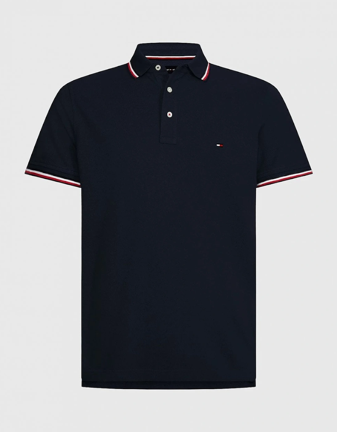 Slim Mens Tipped Polo