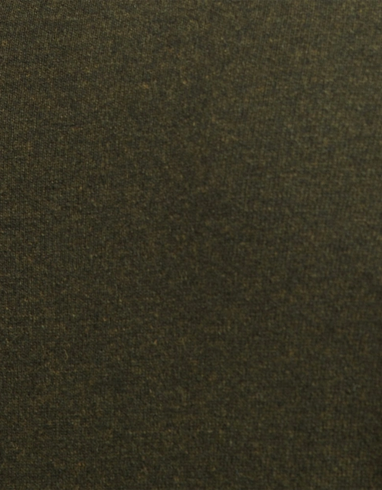 Essential Lambswool Mens V-Neck Jumper - Seaweed