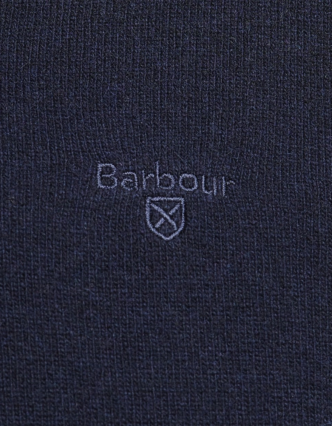 Essential Lambswool Mens V-Neck Jumper - Navy