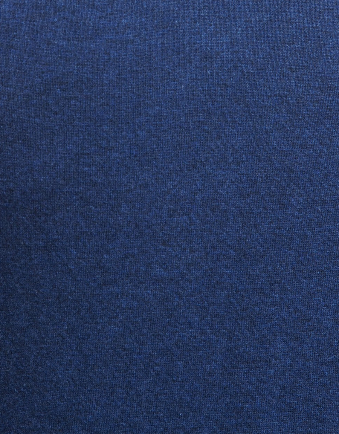 Essential Lambswool Mens V-Neck Jumper - Deep Blue