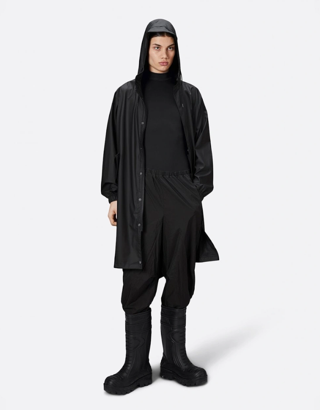 Unisex Fishtail Parka - 01 Black