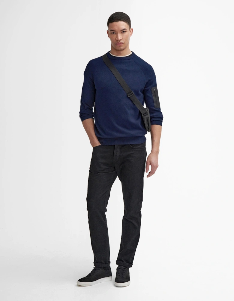 Blades Mens Cotton Crew Neck Jumper