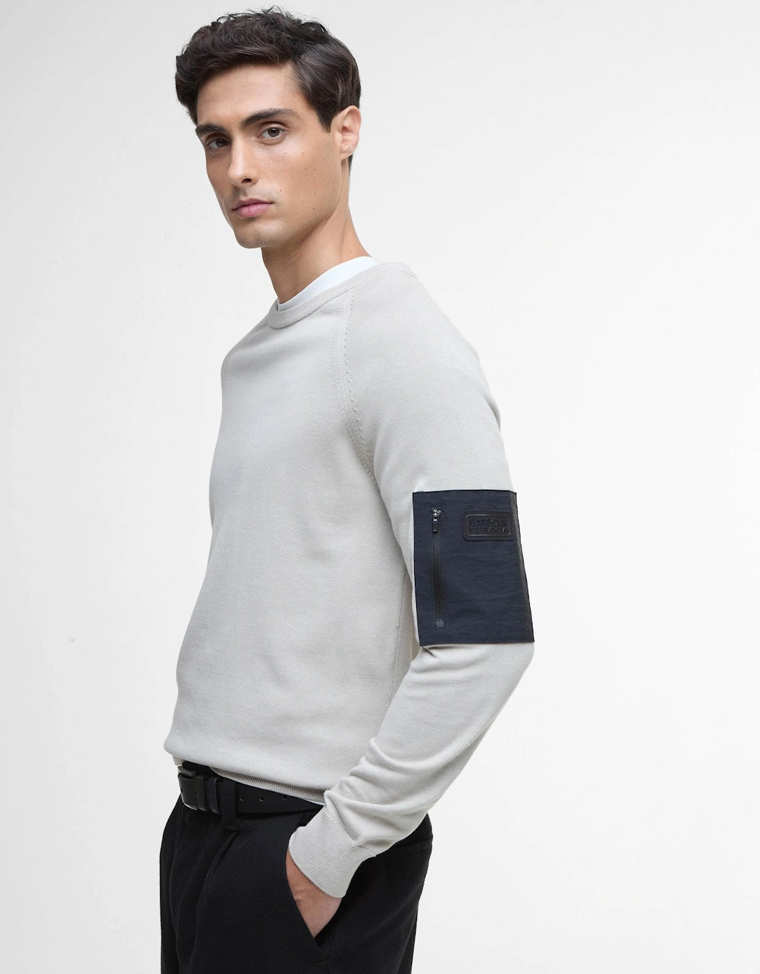 Blades Mens Cotton Crew Neck Jumper