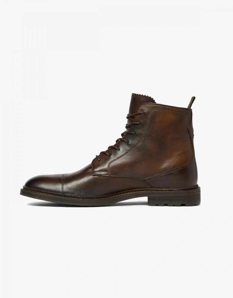 Chaves Mens Leather Derby Boots