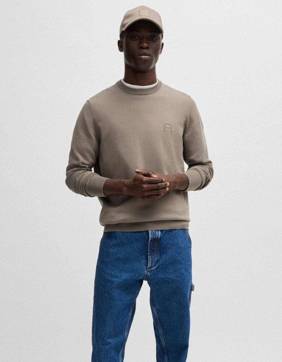 BOSS Orange Kanovano Mens Crew Neck Jumper