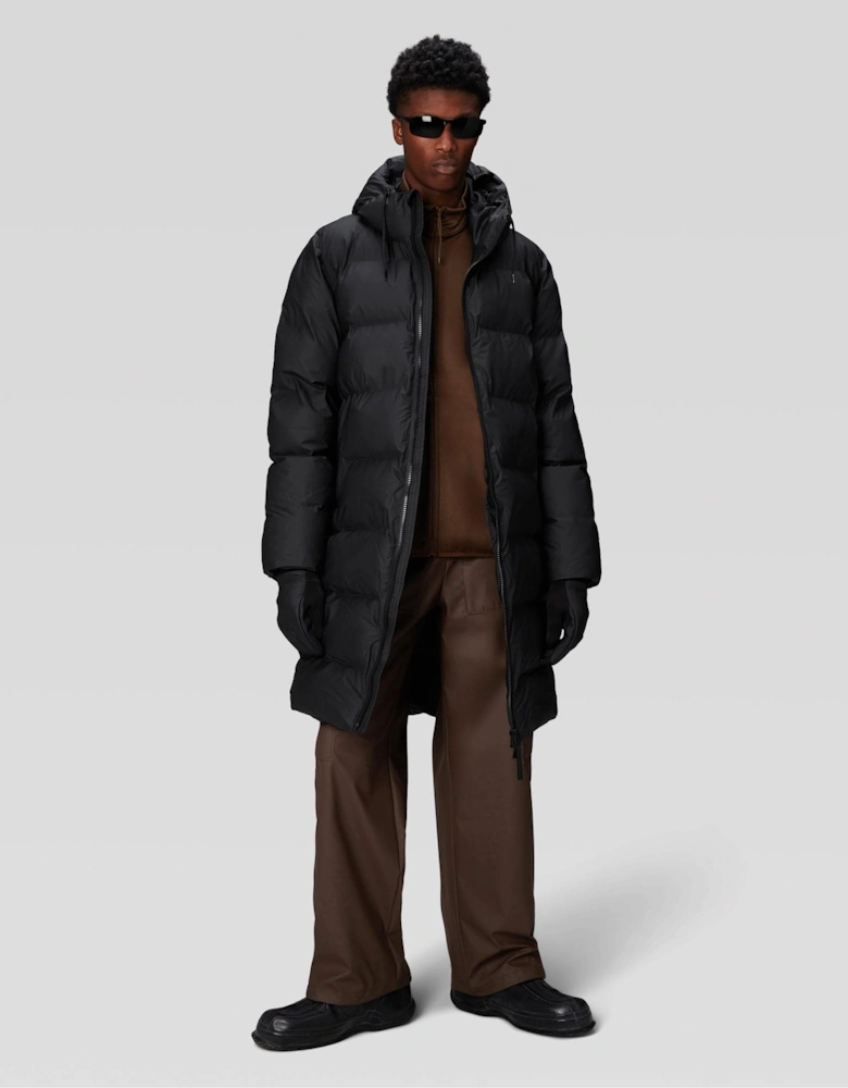 Alta Long Unisex Puffer Jacket - 01 Black