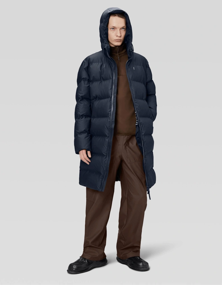 Alta Long Unisex Puffer Jacket - 47 Navy