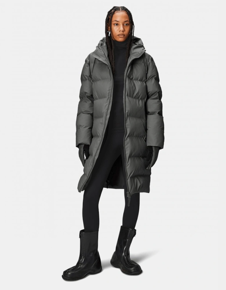 Alta Long Unisex Puffer Jacket - 13 Grey
