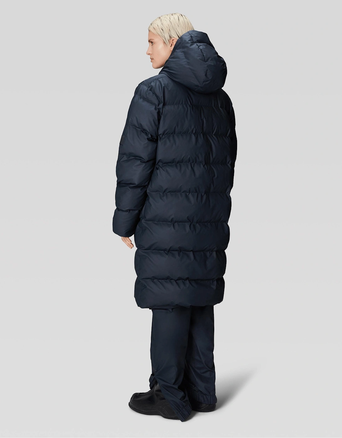 Alta Long Unisex Puffer Jacket - 47 Navy