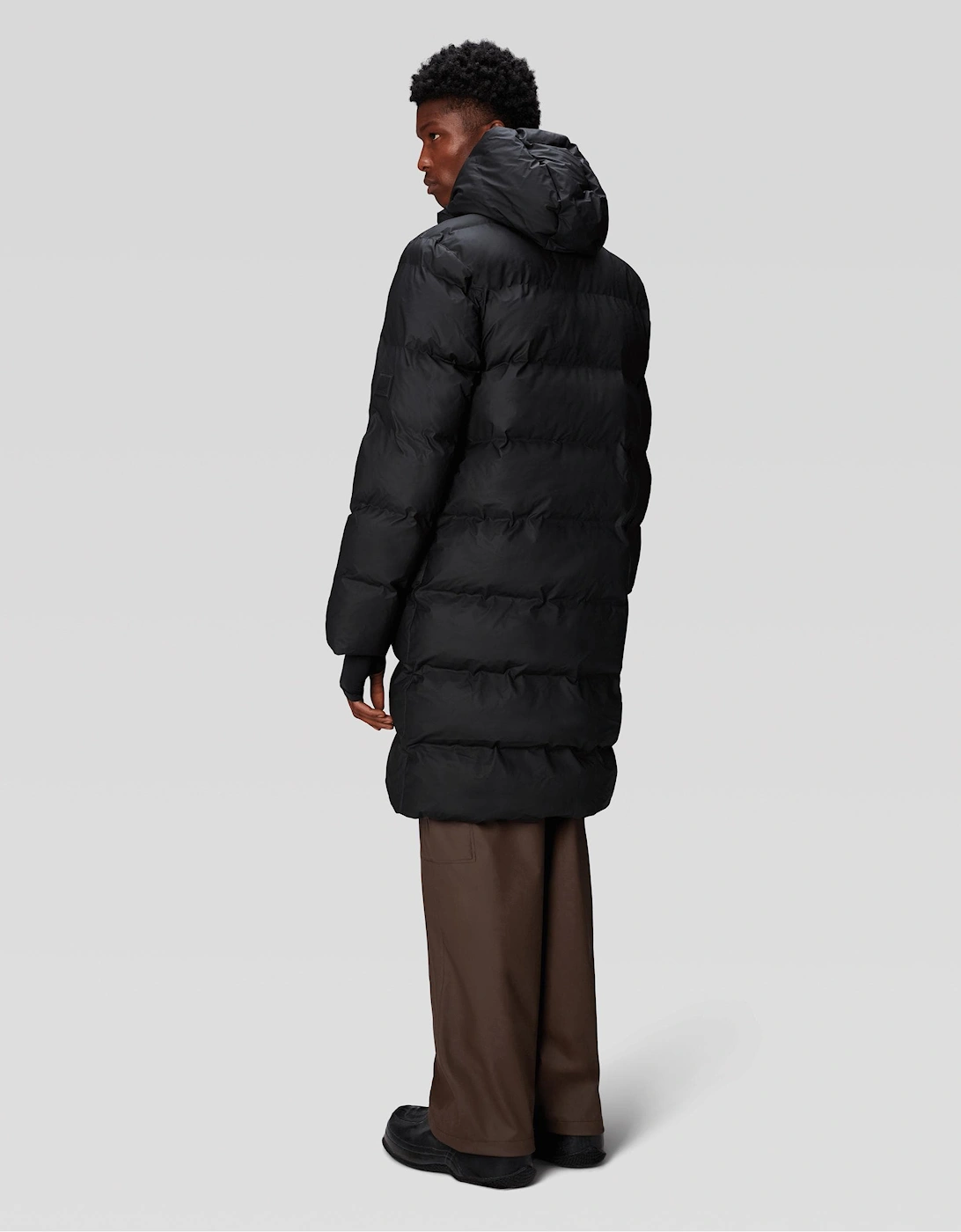 Alta Long Unisex Puffer Jacket - 01 Black