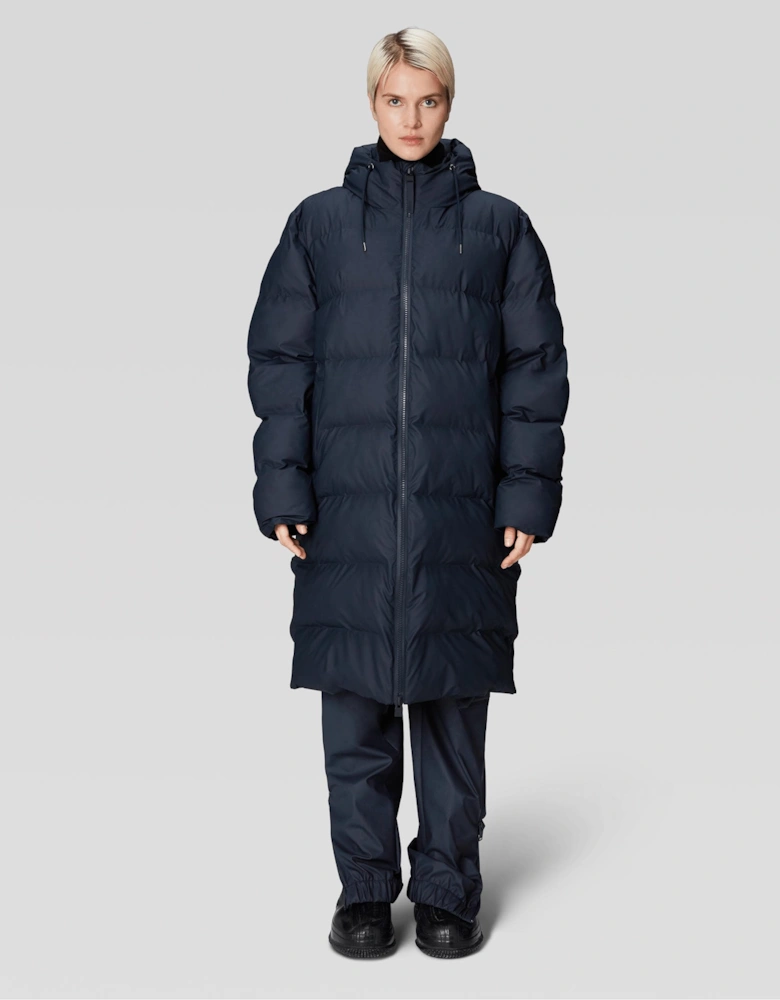 Alta Long Unisex Puffer Jacket - 47 Navy