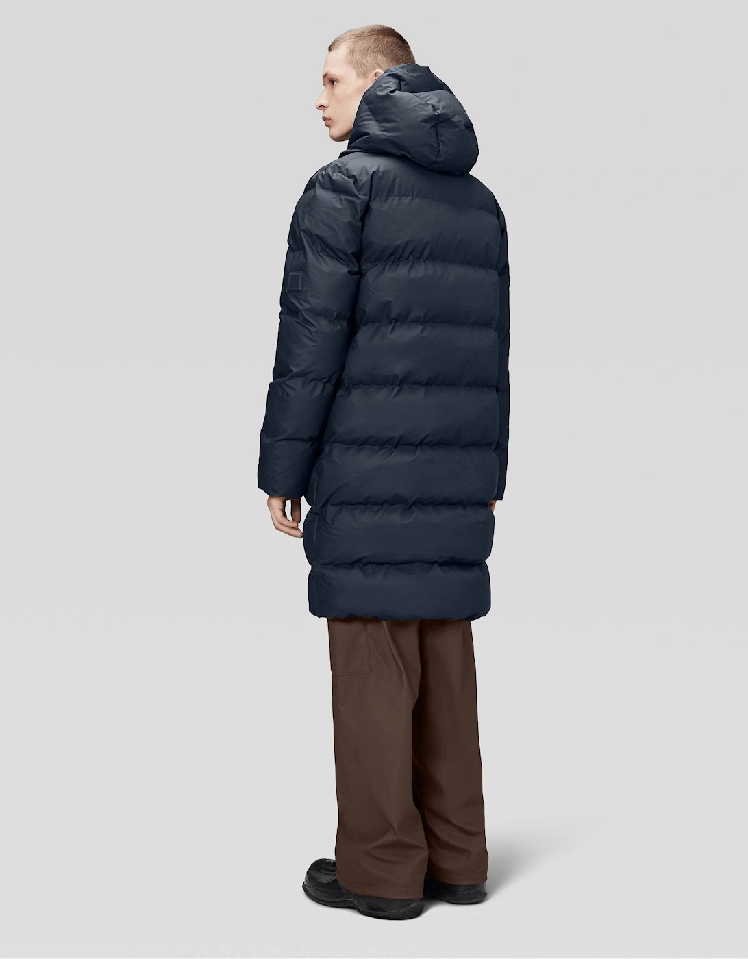 Alta Long Unisex Puffer Jacket - 47 Navy