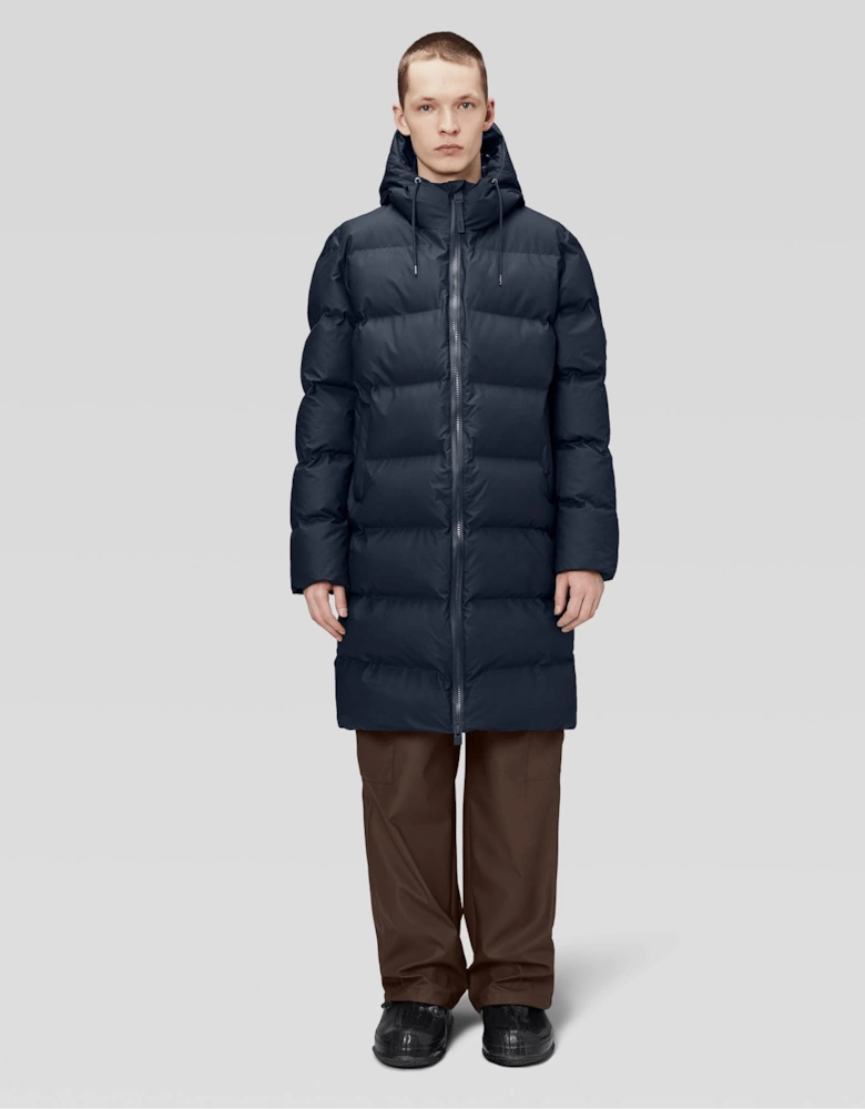Alta Long Unisex Puffer Jacket - 47 Navy