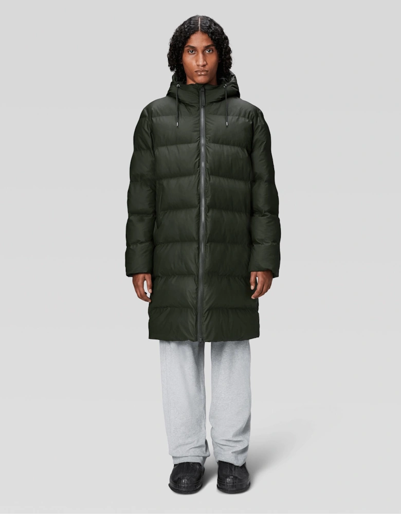Alta Long Unisex Puffer Jacket - 03 Green