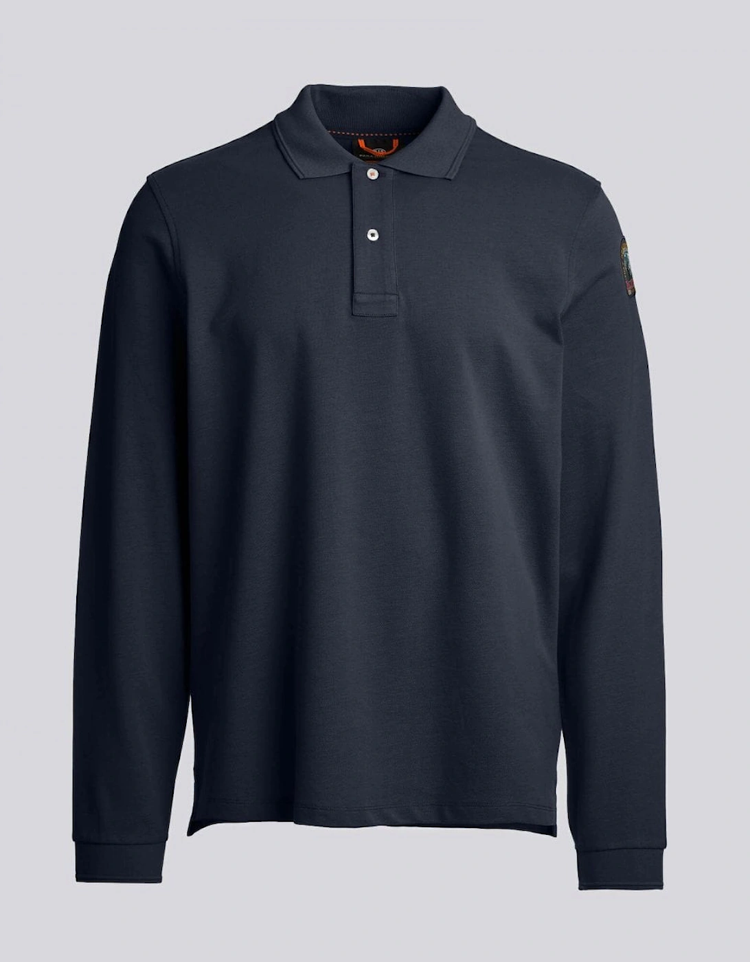Oberon Mens Long Sleeve Polo Shirt