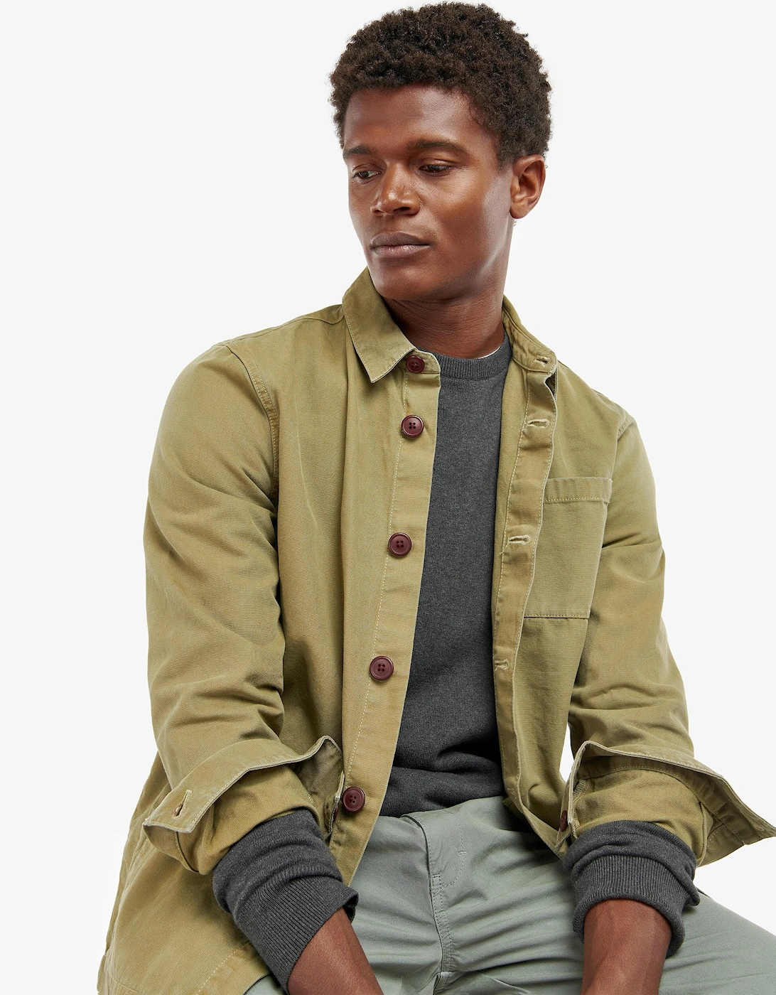 Washed Mens Overshirt