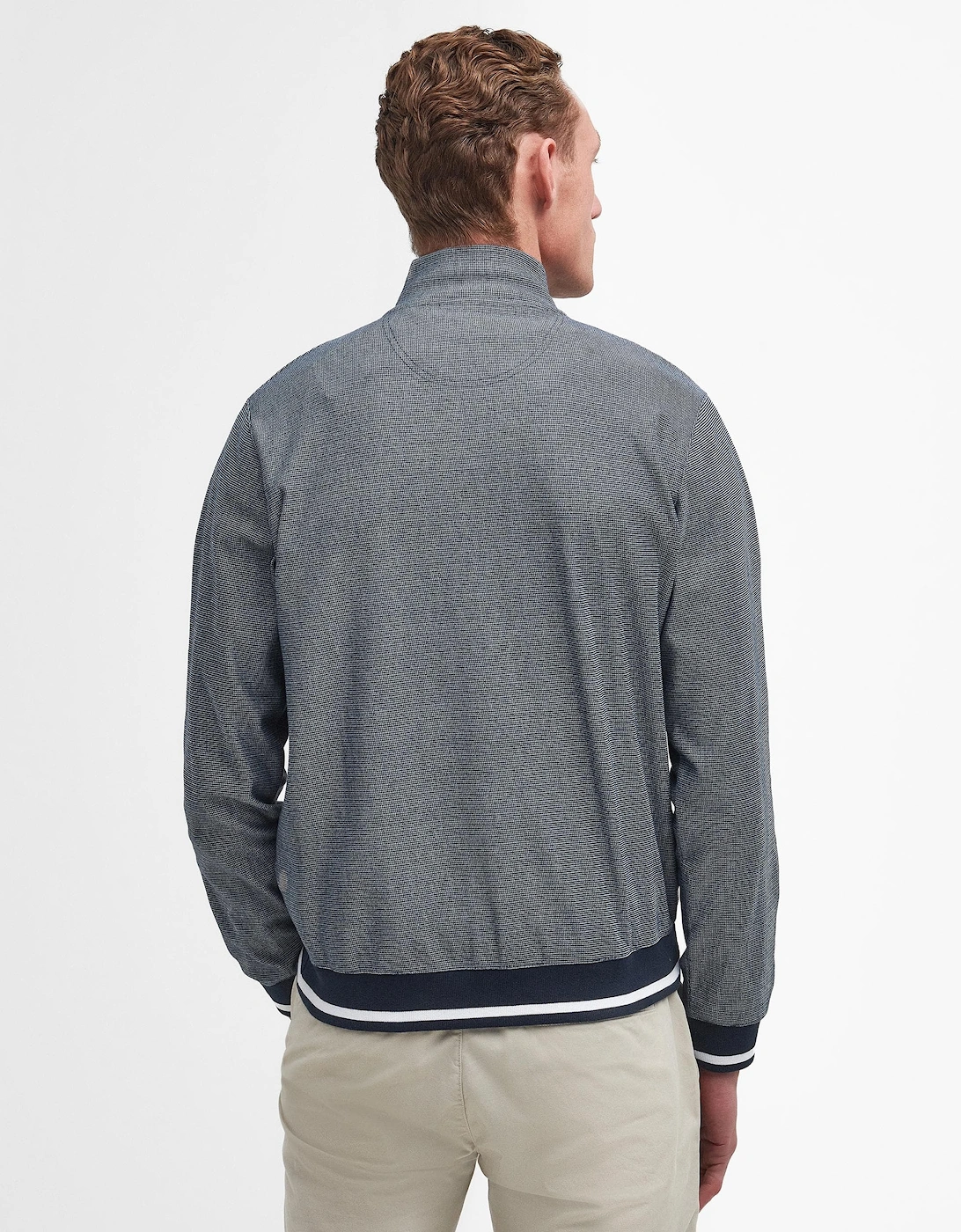 Houndwood Mens Tailored Half Zip Sweatshirt