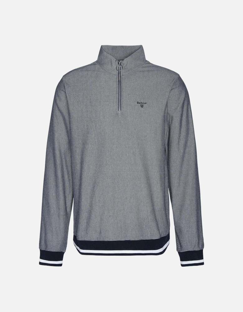 Houndwood Mens Tailored Half Zip Sweatshirt