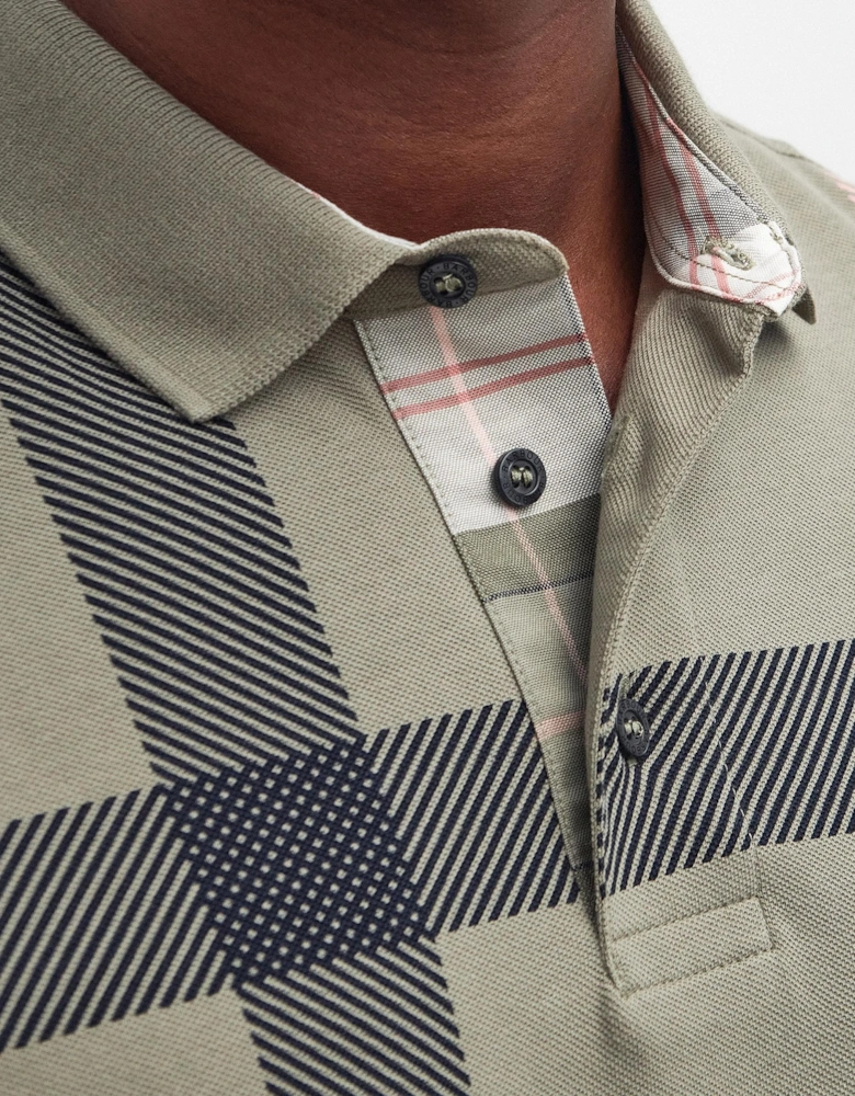 Blaine Tartan Mens Tailored Polo