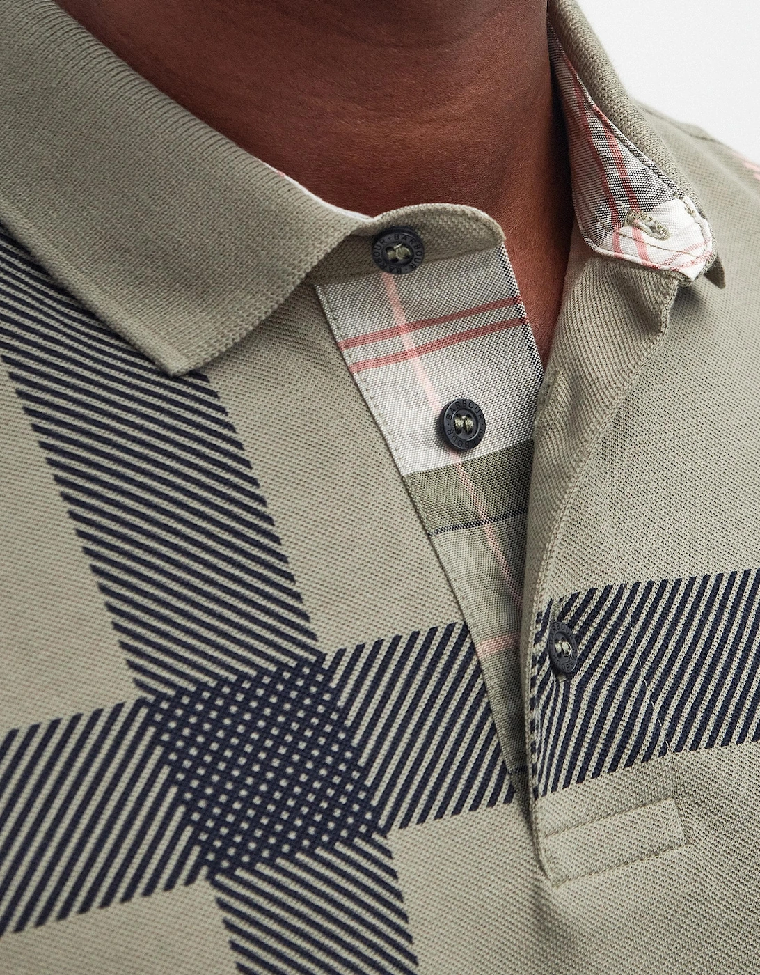 Blaine Tartan Mens Tailored Polo