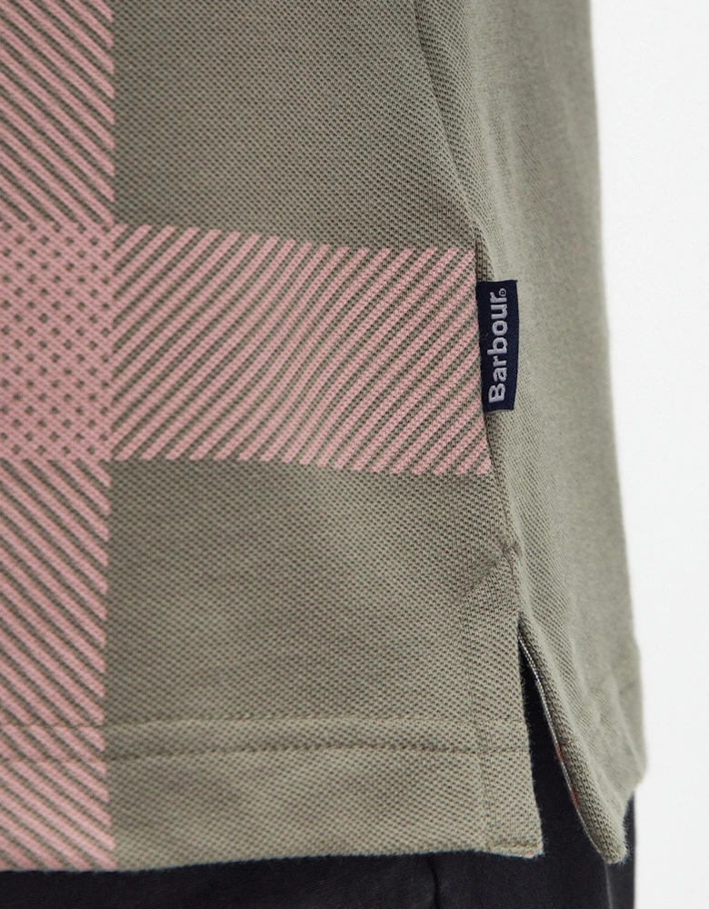 Blaine Tartan Mens Tailored Polo