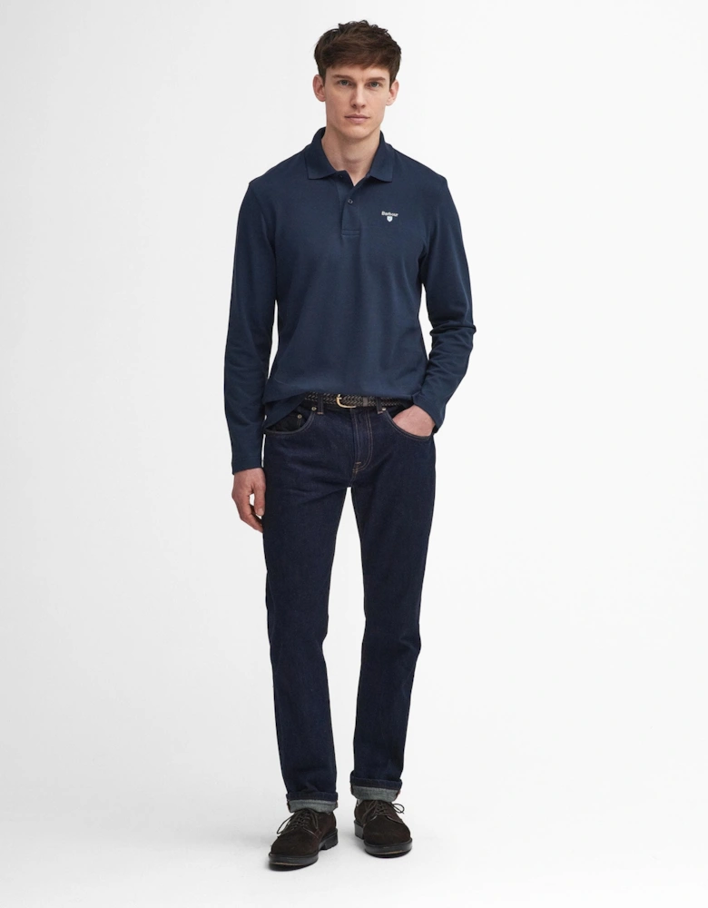 Original Sports Mens Tailored Long Sleeve Polo Shirt