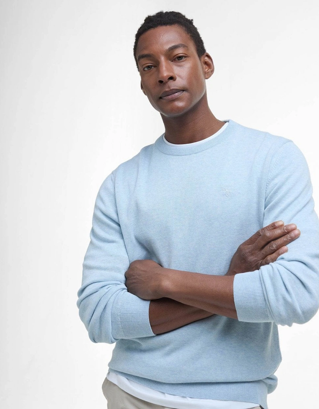 Pima Cotton Mens Crew Sweatshirt