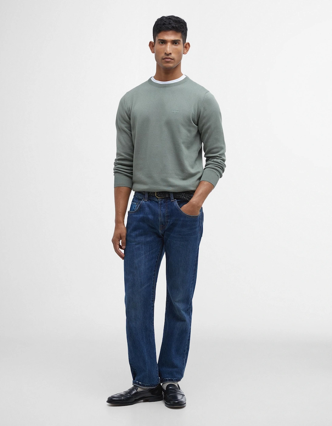 Pima Cotton Mens Crew Sweatshirt