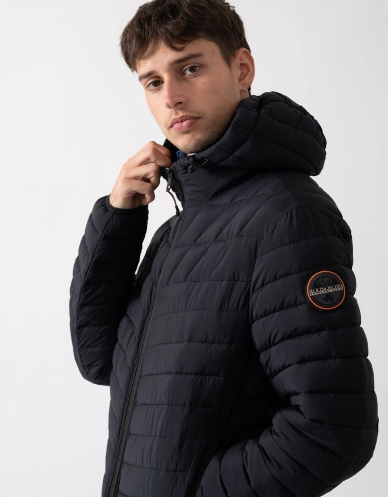 A-Lapaz Mens Hooded Puffer Jacket